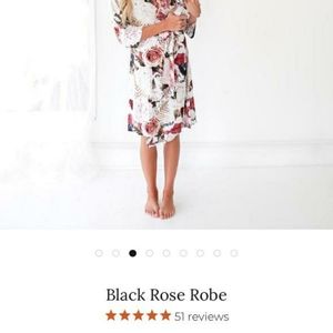 Mom robe and matching baby gown